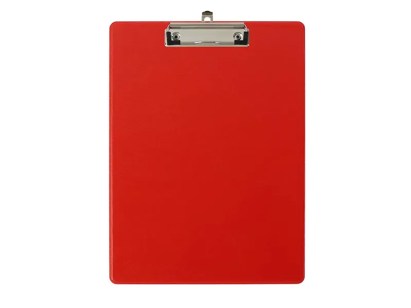 Exacompta 10 Exacompta Klemmbretter mit Hülle, DIN A4, Metallclip, rot – Produktbild 1 von 1