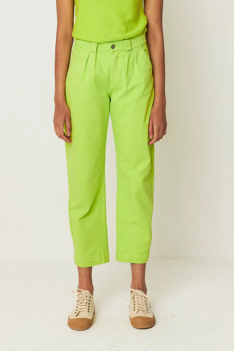 SKFK SKFK Damen vegan Hose Amata Grün, Hellgrün, – Produktbild 2 von 2