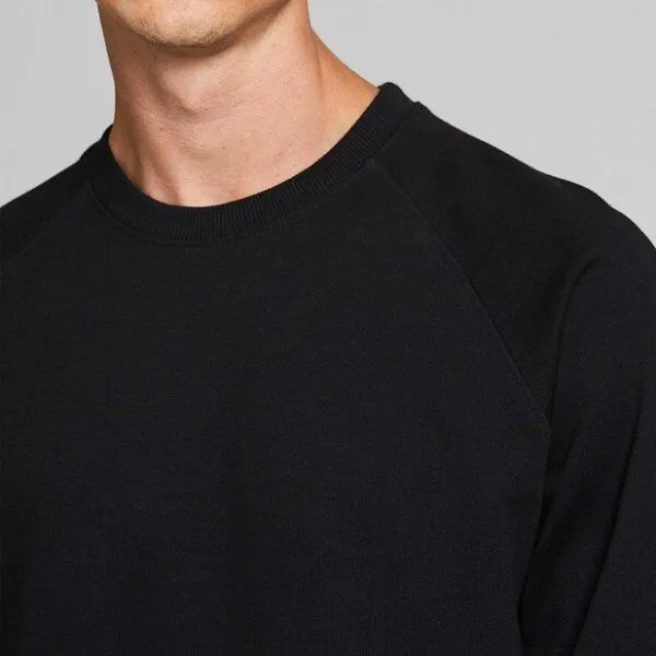 Dedicated DEDICATED Sweatshirt Malmoe Base aus Bio-Baumwolle, Schwarz (black), – Produktbild 3 von 3