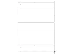 Memo 700 Stck. memo Laser-Rückenschilder 192x38 blanko – Produktbild 1 von 1