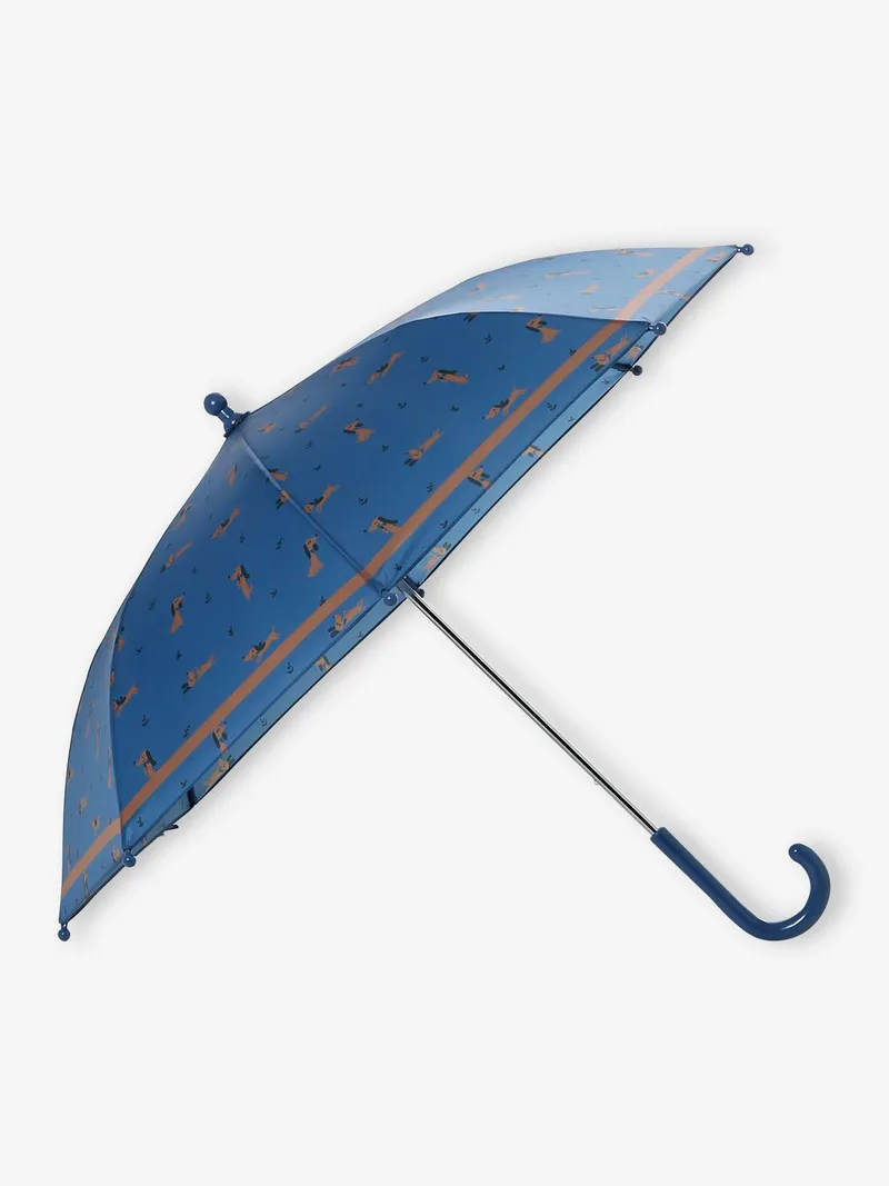 Vertbaudet Jungen Dino-Regenschirm, Blau, – Produktbild 1 von 3