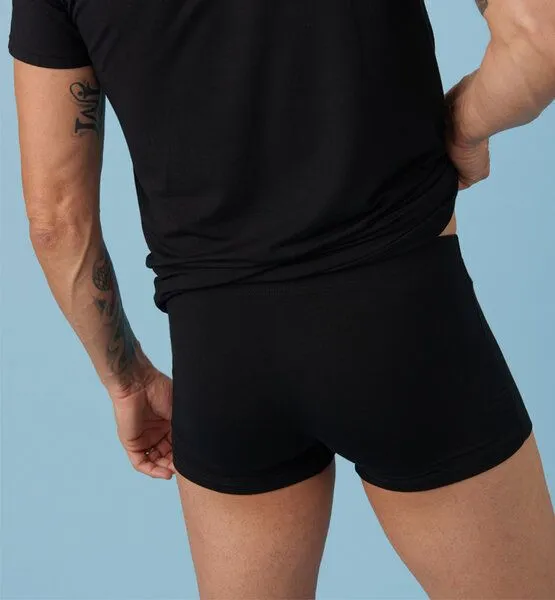 CASAGiN CASAGiN Dreier Pack: Boxershorts aus Naturstoff, Schwarz, – Produktbild 3 von 4