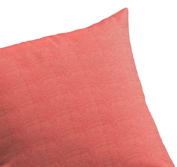 Nature by Adam Nature by Adam Kissenhülle aus 100% Bio-Baumwolle Uni Collection light, Rot, – Produktbild 2 von 4