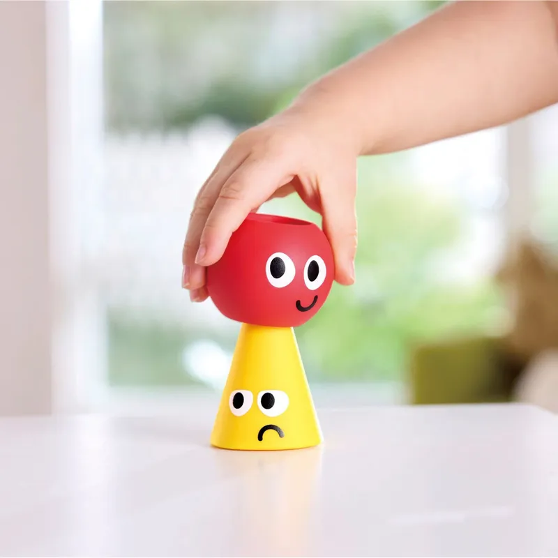 Hape Hape Stapelsteine Montessori, Mehrfarbig, – Produktbild 3 von 3