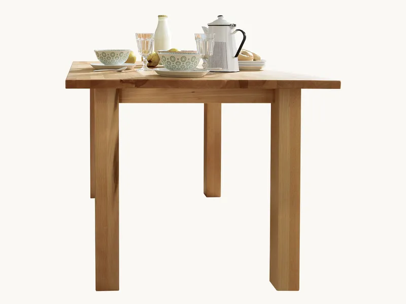 allnatura Tisch Comera ohne Auszug 90x170 cm, Kernbuche, – Produktbild 2 von 2