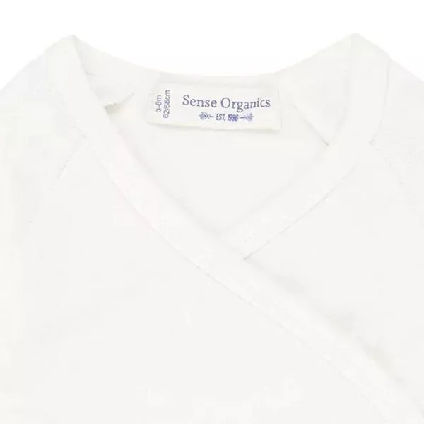 Sense Organics sense-organics Langarm Wickelbody YGON in weiß von Sense Organics – Produktbild 3 von 4