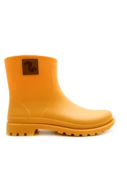 thies thies Damen vegan Regenstiefel 100% Wasserdicht Biologisch Abbaubar Orange – Produktbild 1 von 1