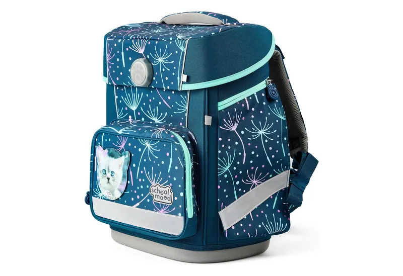 School-Mood School-Mood Schulranzen Champion Maxx (6-tlg), Polyester, Blau, – Produktbild 4 von 5