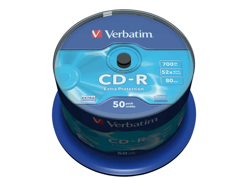 Verbatim Verbatim Rohlinge 'Extra Protection' CD-R, 50 Stk. – Produktbild 4 von 4