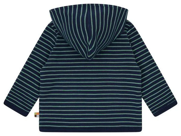 loud + proud loud + proud Babys & Kinder Wendejacke mit Kapuze, GOTS-zertifiziert, Ultramarine(blau), – Produktbild 6 von 6