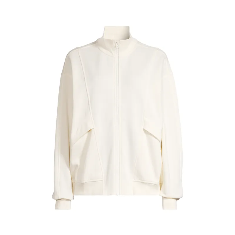 CASALL Sweatshirt mit Reißverschluss, Damen Casall Comfy, Weiß, – Produktbild 1 von 1
