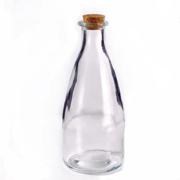 Mitienda Shop Mitienda Shop Glasflasche mit Korkverschluss – Produktbild 1 von 2