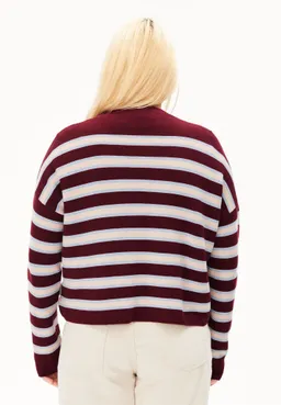 ARMEDANGELS ARMEDANGELS Damen vegan Pullover Merinaa Links Rot – Produktbild 1 von 1