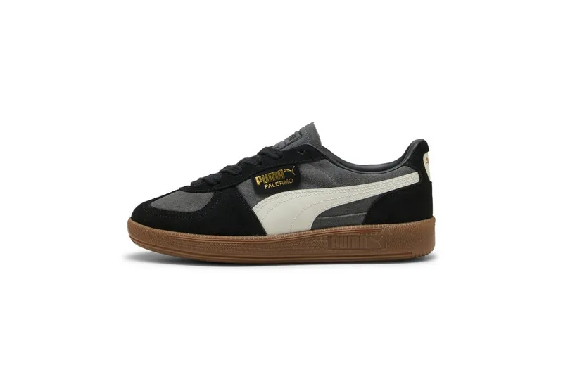 Puma Puma PALERMO JR Sneaker (für Jugendliche) niedrige Schuhhöhe, mit Schnürung, nicht herausnehmbare Innensohle, Grau, – Produktbild 2 von 5