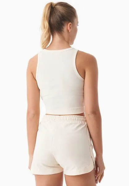 ORGANICATION ORGANICATION SONNIA | Cropped Rib Top aus Bio-Baumwolle, Off white, – Produktbild 4 von 4