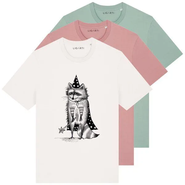 LIGARTI LIGARTI T-shirt - Zaubär, Cremeweiß, – Produktbild 3 von 5