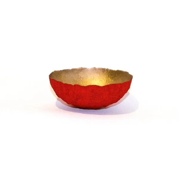 Sundara Sundara Schmuck- / Dekoschälchen, Rot, – Produktbild 3 von 7