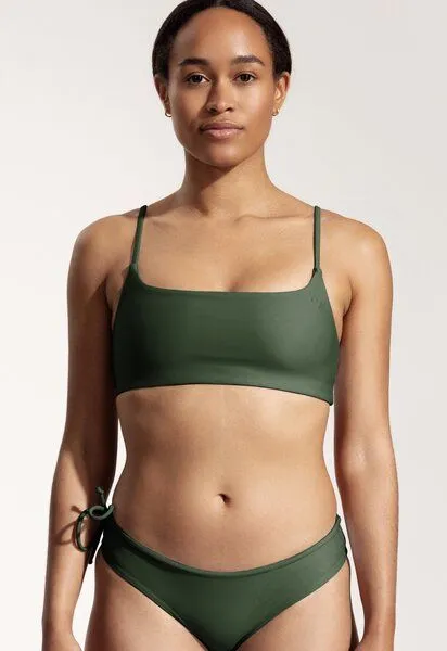 Oy Oy Surf Bikini Oberteil „Buri“, Dunkelgrün, – Produktbild 1 von 4