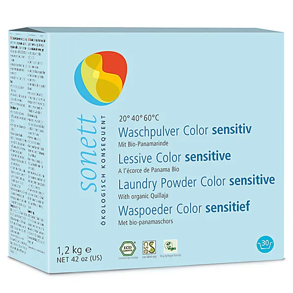 Sonett Sonett Waschpulver Color Sensitive - 1.2 kg (30 Waschladungen) – Produktbild 2 von 3