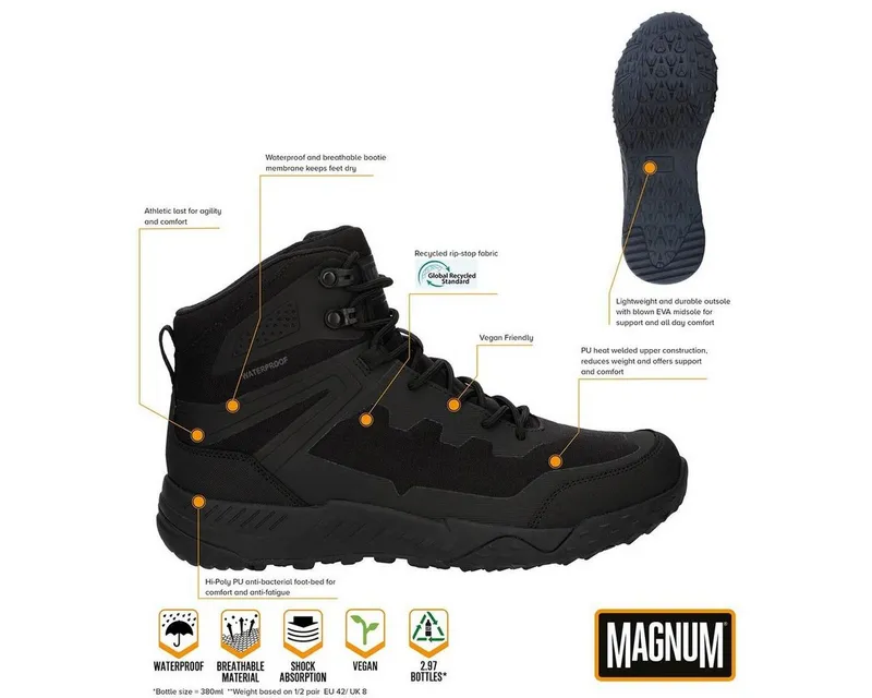 magnum magnum Trekking Stiefel schwarz MAGNUM Ultima 6.0 WP Outdoorschuh, Schwarz, – Produktbild 3 von 3