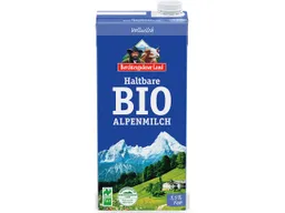 Berchtesgadener Land Berchtesgadener Land Bio-H-Milch 3,5 %, 1 l – Produktbild 1 von 1