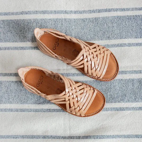 CANO CANO LUISA Huaraches, Hellbraun (cognac), – Produktbild 4 von 4