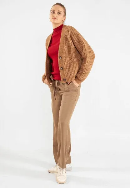 Alma & Lovis Alma & Lovis Cardigan im Grandpa-Style mit Alpaka | Grandpa Jacke, Camel (kamel), – Produktbild 2 von 4