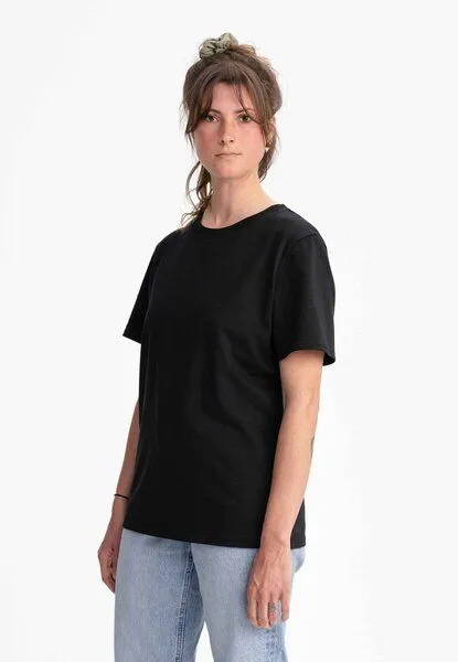 MELA T-Shirt schwer KASHVI | von MELA | Fairtrade & GOTS zertifiziert, Schwarz, – Produktbild 1 von 4