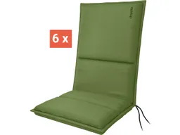 Doppler doppler Auflage "CITY" Midi, 6er-Pack, 110x48x6 cm, Polyester, grün – Produktbild 1 von 1