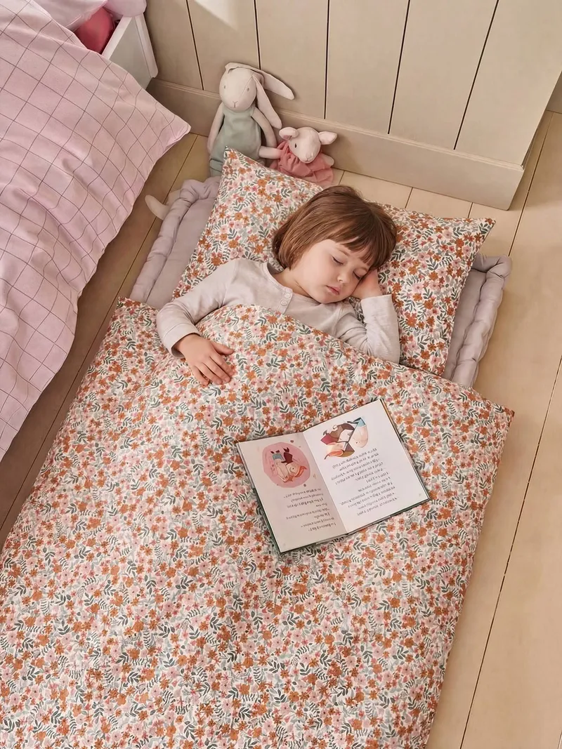 Vertbaudet Schlafsack MINILI Kinder RETRO FLOWER, Mehrfarbig, – Produktbild 1 von 3
