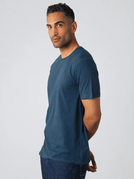 Honest Basics Honest Basics Herren Basic T-Shirt aus Bio- und recycelter Baumwolle, Sailor, – Produktbild 2 von 3