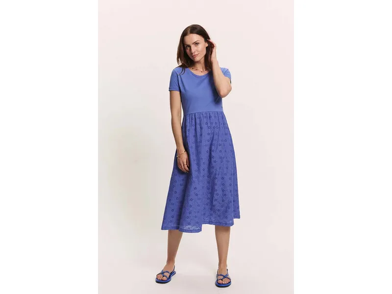 Tranquillo Tranquillo Kleid Juliaa aus Bio-Baumwolle - baja blue – Produktbild 2 von 2