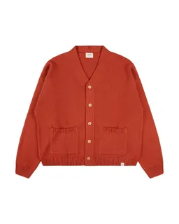 MATONA MATONA Herren vegan Strickjacke Relaxed Magma Rot – Produktbild 1 von 1