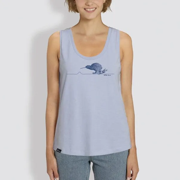 little kiwi little kiwi Damen Top, "Kiwi", Blue, – Produktbild 1 von 2