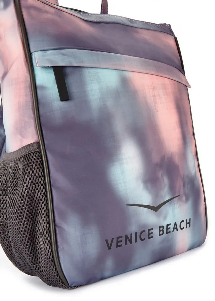 VENICE BEACH VENICE BEACH Rucksack Freizeitrucksack, Sportrucksack, City-Rucksack, Tasche VEGAN, Blau|grau, – Produktbild 3 von 4