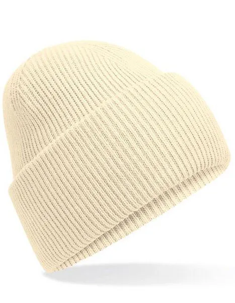 Beechfield Beechfield Damen / Herren Klassische Mütze mit tiefem Umschlag 30, Vanilla, – Produktbild 1 von 2