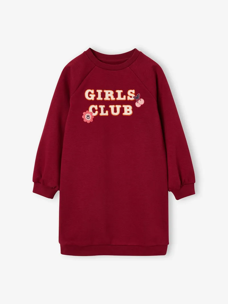 Vertbaudet Vertbaudet Sweatkleid Mädchen, Rot, – Produktbild 1 von 2