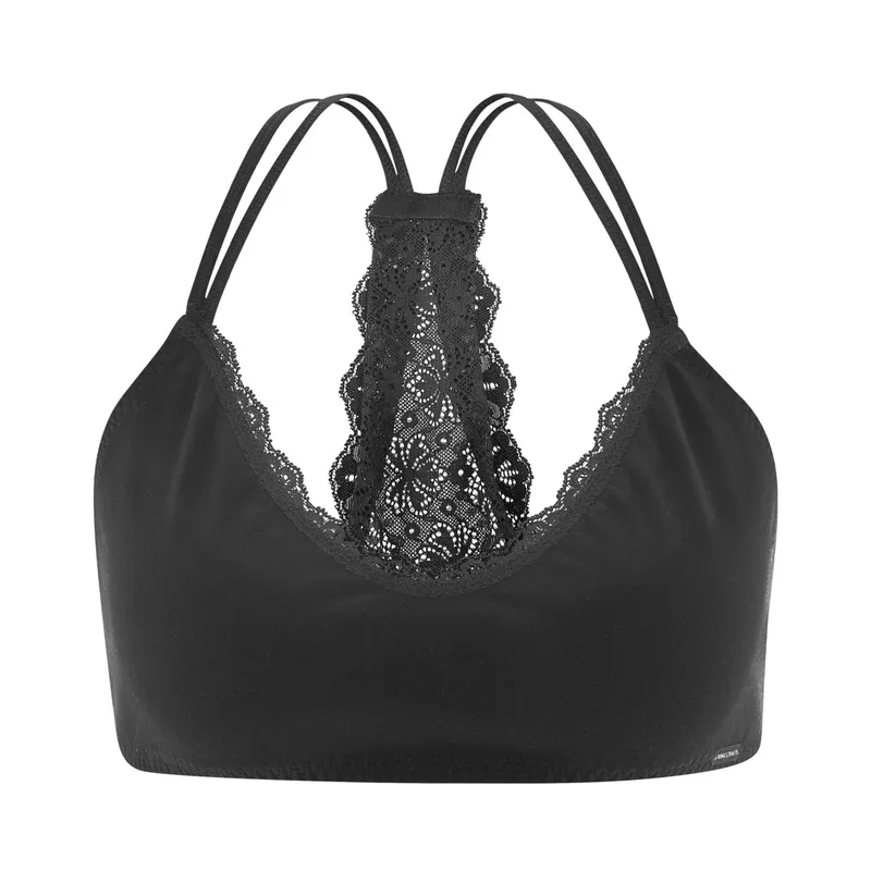 Living Crafts LIVING CRAFTS - Damen Bustier - Schwarz (95% Bio-Baumwolle; 5% Elasthan), Nachhaltige Mode, Bio Bekleidung, Schwarz, – Produktbild 7 von 7
