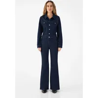 DAWN Dawn Damen vegan Overall Flared Grace Rinse Blau – Produktbild 1 von 1