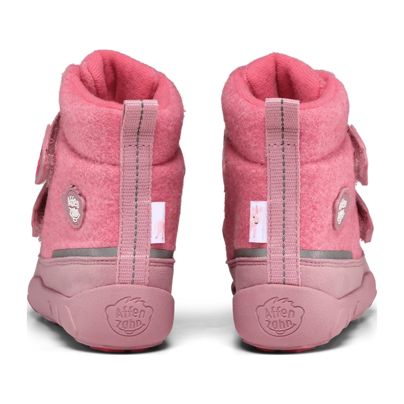 Affenzahn Affenzahn Winterstiefel Wolle Comfy Einhorn für Kinder, rosa, Größe 33 EU, Rosa, – Produktbild 4 von 6