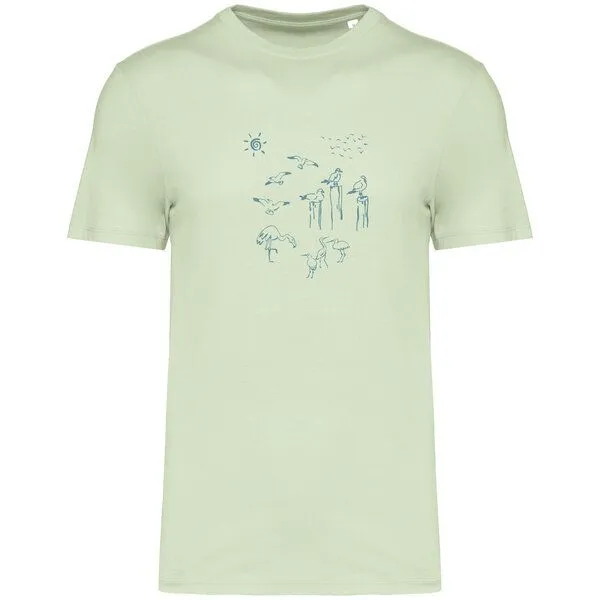Greenspired Greenspired Basic Bio T-Shirt Nr.4 Coastal Life 155g/m² XXS - 4 XL, Celadongrün, – Produktbild 1 von 1