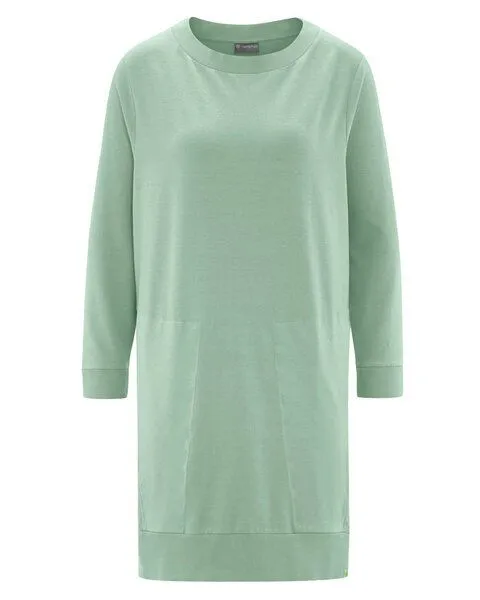 HempAge HempAge Sweatdress Hanf/Biobaumwolle, Menta (grün), – Produktbild 2 von 4