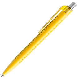 prodir prodir® Kugelschreiber QS40 PMT Air, blaue Mine, gelb/silber satiniert – Produktbild 1 von 1
