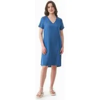 ORGANICATION ORGANICATION Kleid aus TENCEL Lyocell in Denim-Optik, Blue, – Produktbild 1 von 1