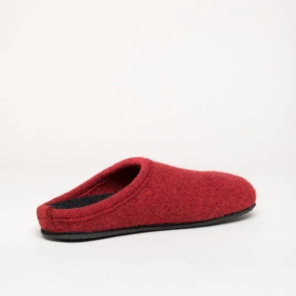 Gottstein Gottstein Filz-Hausschuh ALP-COMFORT-FE - Damen & Herren Pantoffel aus 100% Schurwolle mit Komfort-Einlagesohle, Rot, – Produktbild 3 von 3