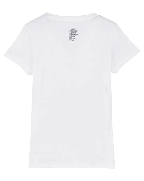 Human Family Human Family Damen T-Shirt mit V-Ausschnitt "Evolution - Stand Against" in 4 Farben, Grün, – Produktbild 4 von 4