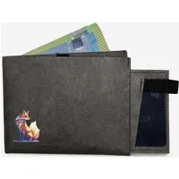 paprcuts paprcuts RFID Portemonnaie Pro, Funky fox (schwarz), – Produktbild 1 von 1