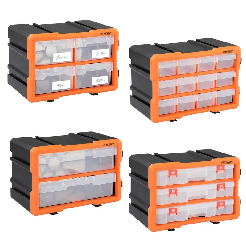 Casaria® Casaria monzana Kleinteileorganizer Komplett-Set 72 Fächer – Produktbild 1 von 1