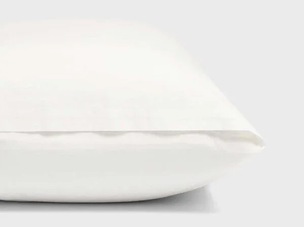 Yumeko Kissenbezug "Yumeko" aus Perkal 200TC, Blissful white, – Produktbild 3 von 4