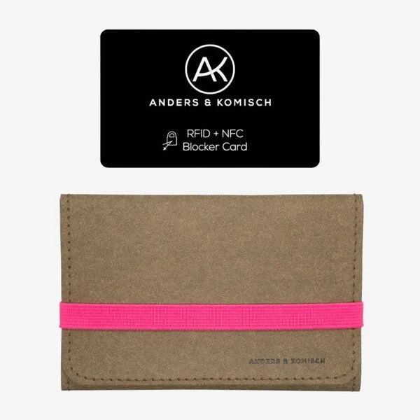 ANDERS & KOMISCH ANDERS & KOMISCH Mittelgroßes Portemonnaie mit RFID Schutz - KOMPAKT, Pink, – Produktbild 2 von 6